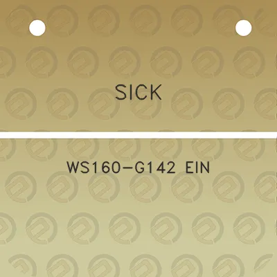 sick-ws160-g142-ein