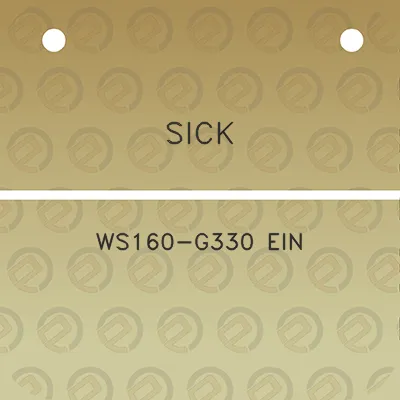 sick-ws160-g330-ein