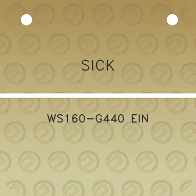 sick-ws160-g440-ein