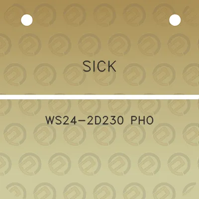 sick-ws24-2d230-pho