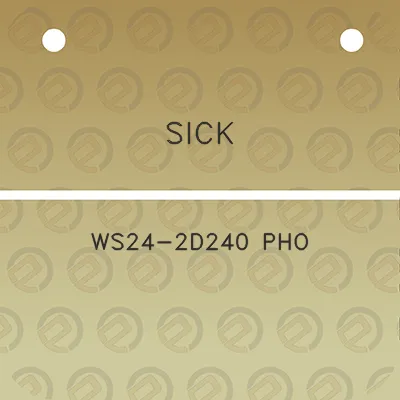 sick-ws24-2d240-pho