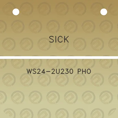 sick-ws24-2u230-pho