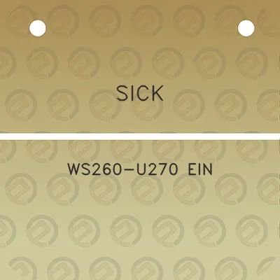 sick-ws260-u270-ein