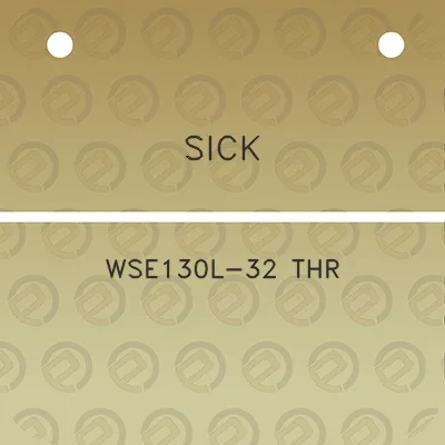 sick-wse130l-32-thr