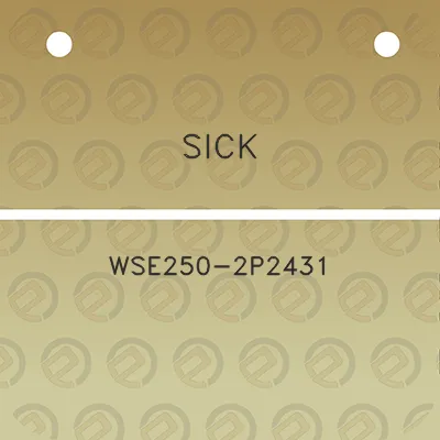 sick-wse250-2p2431