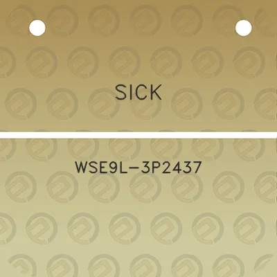 sick-wse9l-3p2437