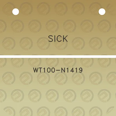 sick-wt100-n1419