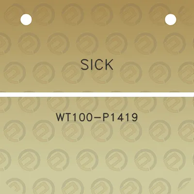 sick-wt100-p1419