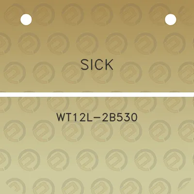 sick-wt12l-2b530