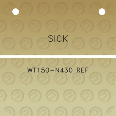 sick-wt150-n430-ref