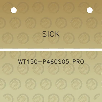 sick-wt150-p460s05-pro