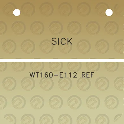 sick-wt160-e112-ref