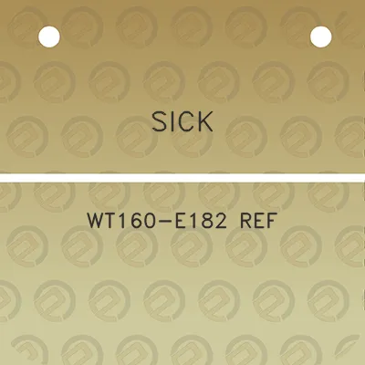 sick-wt160-e182-ref