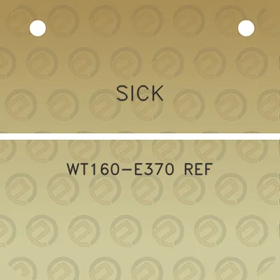 sick-wt160-e370-ref