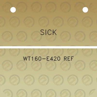 sick-wt160-e420-ref