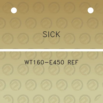 sick-wt160-e450-ref