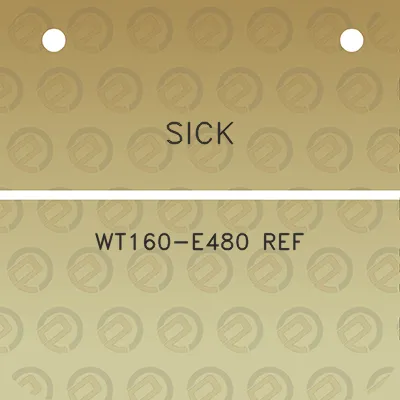 sick-wt160-e480-ref