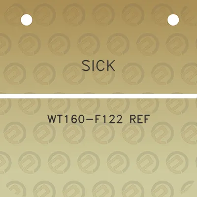 sick-wt160-f122-ref