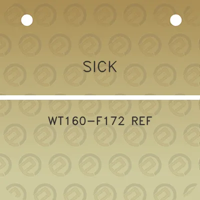 sick-wt160-f172-ref