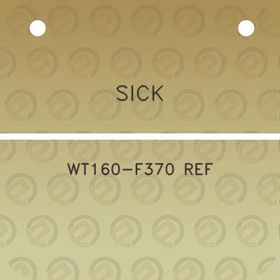 sick-wt160-f370-ref