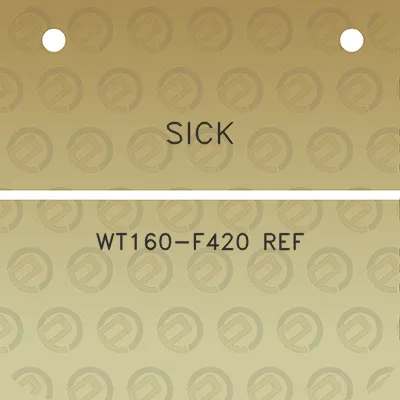 sick-wt160-f420-ref