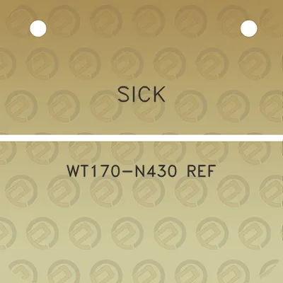 sick-wt170-n430-ref