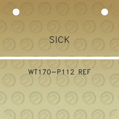 sick-wt170-p112-ref