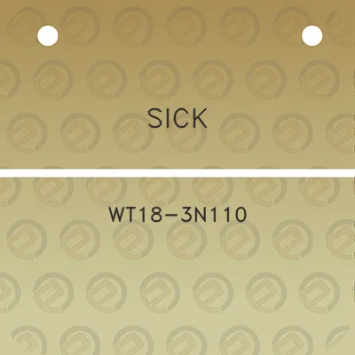 sick-wt18-3n110