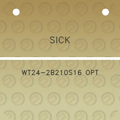 sick-wt24-2b210s16-opt