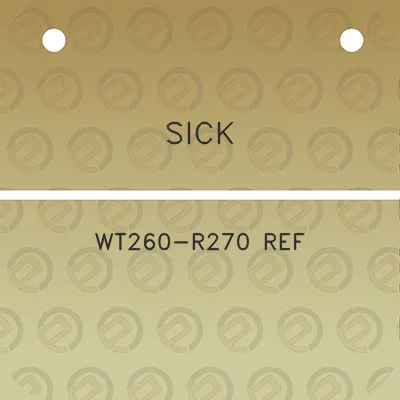 sick-wt260-r270-ref