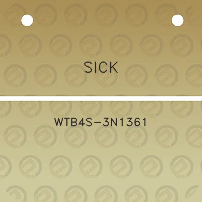 sick-wtb4s-3n1361