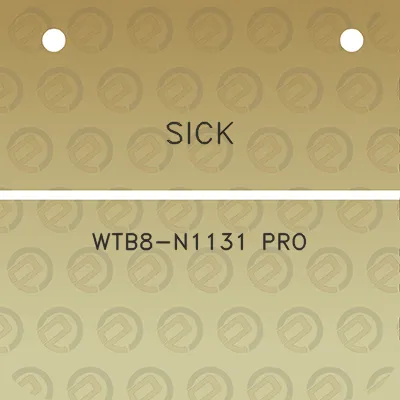 sick-wtb8-n1131-pro