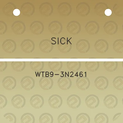 sick-wtb9-3n2461