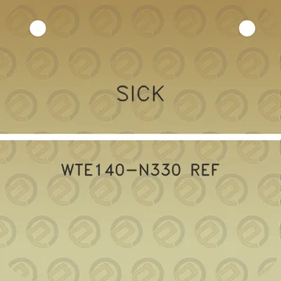 sick-wte140-n330-ref