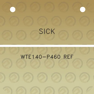 sick-wte140-p460-ref