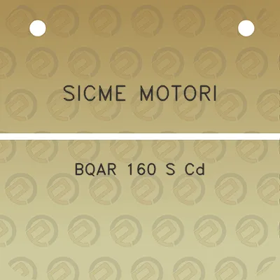 sicme-motori-bqar-160-s-cd