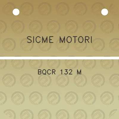 sicme-motori-bqcr-132-m