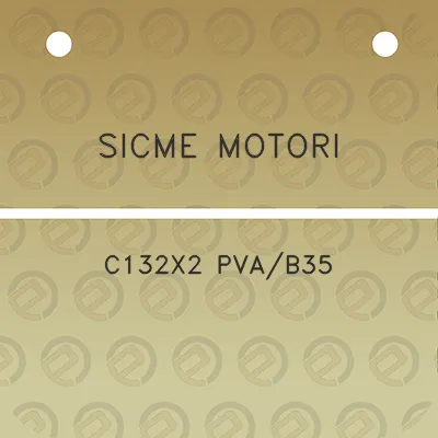 sicme-motori-c132x2-pvab35