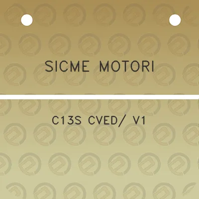 sicme-motori-c13s-cved-v1