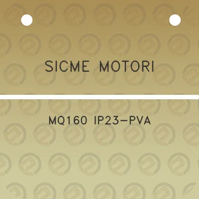 sicme-motori-mq160-ip23-pva