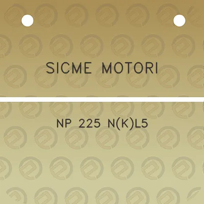 sicme-motori-np-225-nkl5