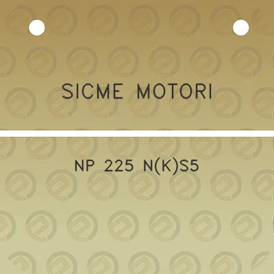 sicme-motori-np-225-nks5