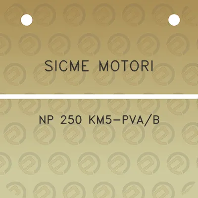 sicme-motori-np-250-km5-pvab