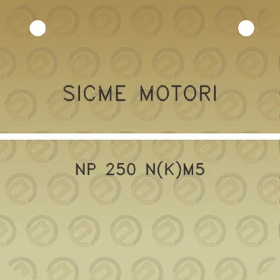 sicme-motori-np-250-nkm5