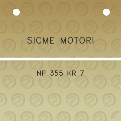 sicme-motori-np-355-kr-7