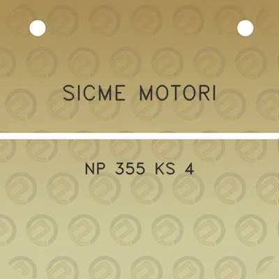 sicme-motori-np-355-ks-4