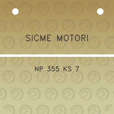 sicme-motori-np-355-ks-7