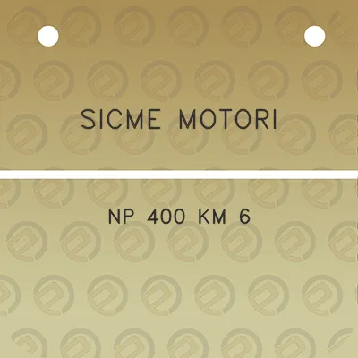 sicme-motori-np-400-km-6