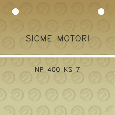 sicme-motori-np-400-ks-7