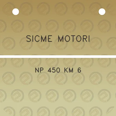 sicme-motori-np-450-km-6